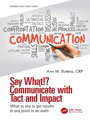 cover image of Say What!? Communicate with Tact and Impact